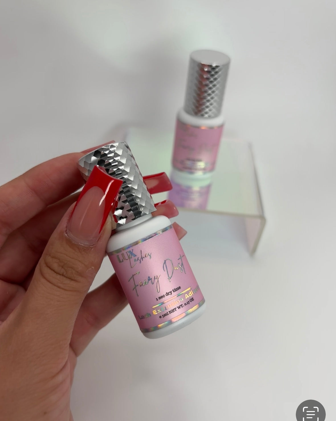 Fairy dust adhesive