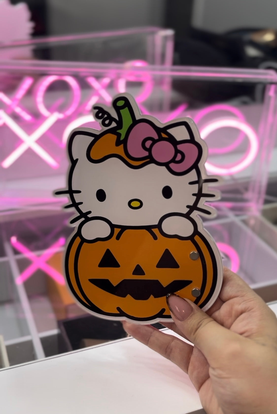Pumpkin hello kitty tile