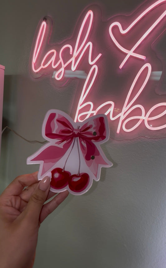 Cherry bow tile