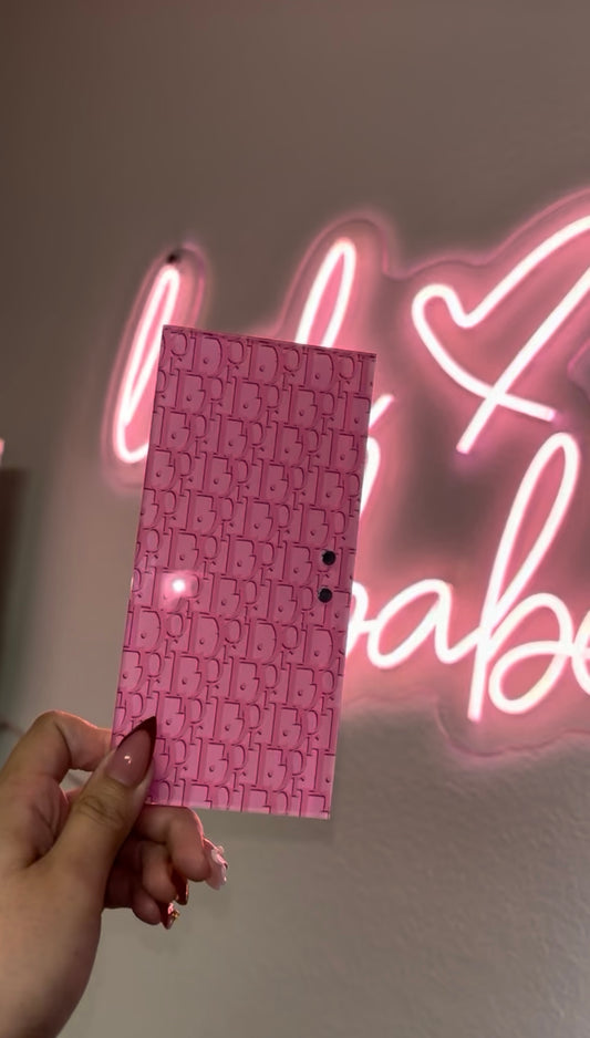Pink tile